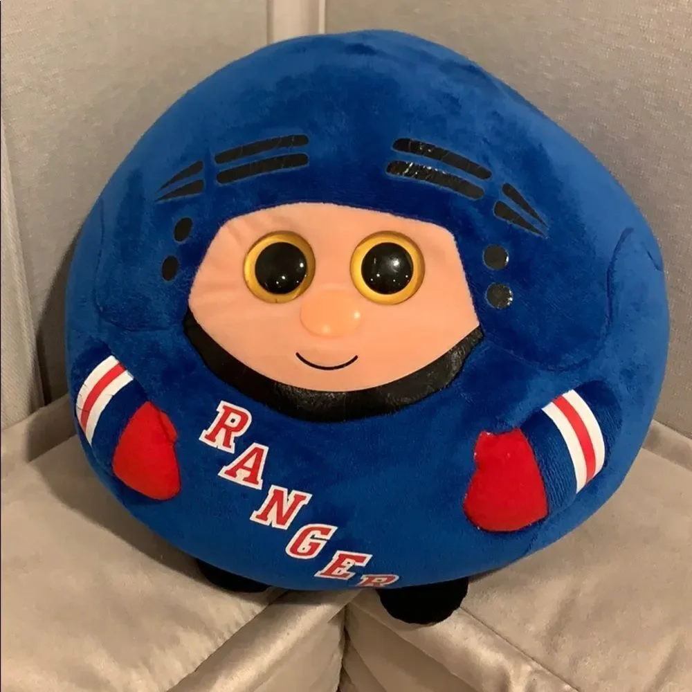 RANGERS Ty Beanie Baby Pillow